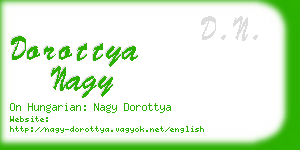 dorottya nagy business card